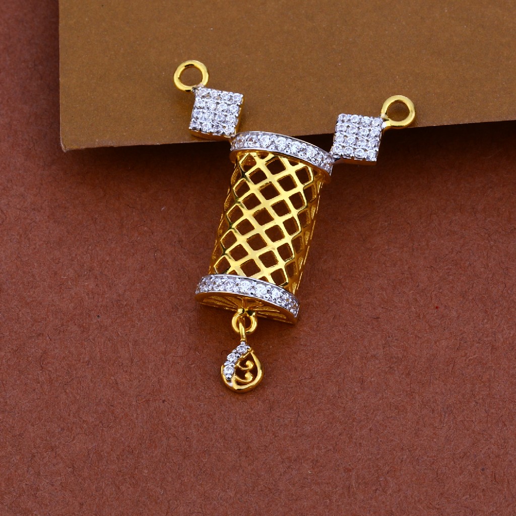 22kt Gold Designer Mangalsutra Pendant MP69