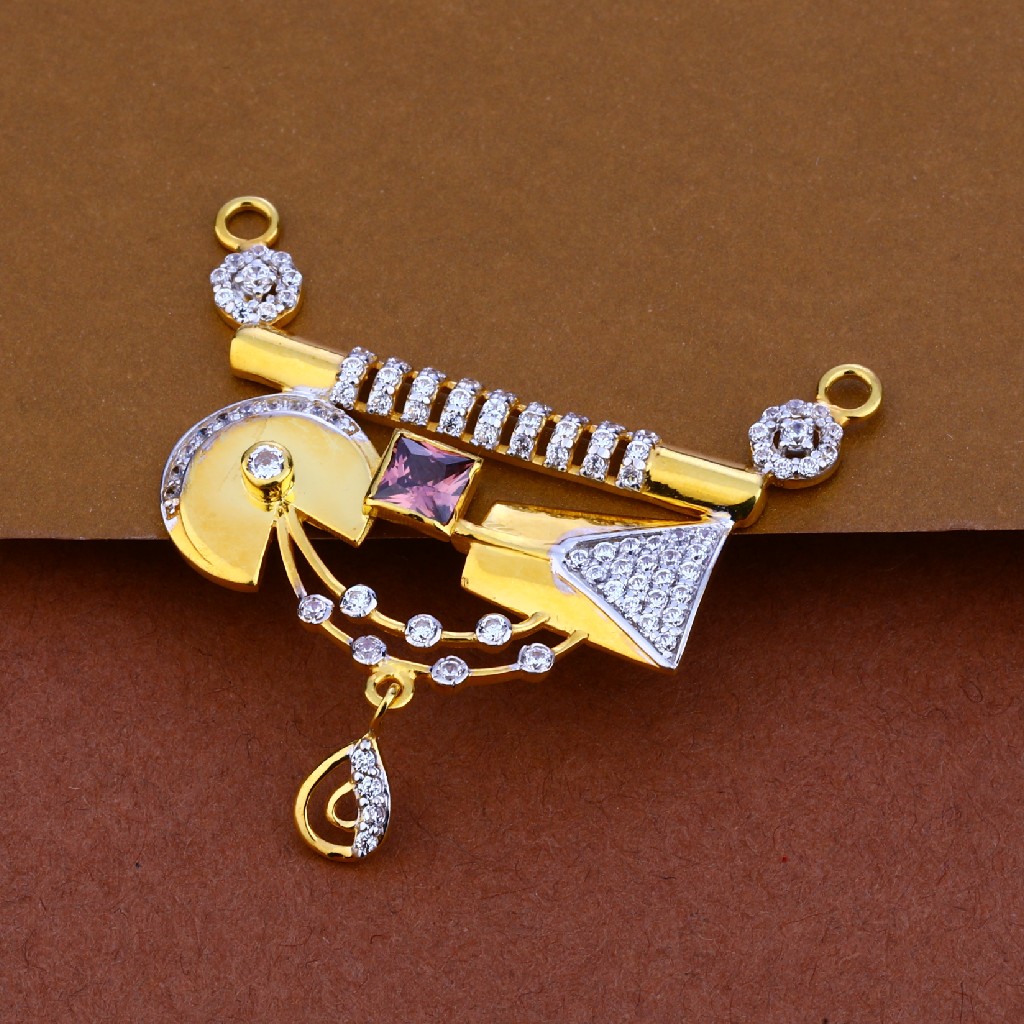 916 Cz Designer Mangalsutra Pendant MP76