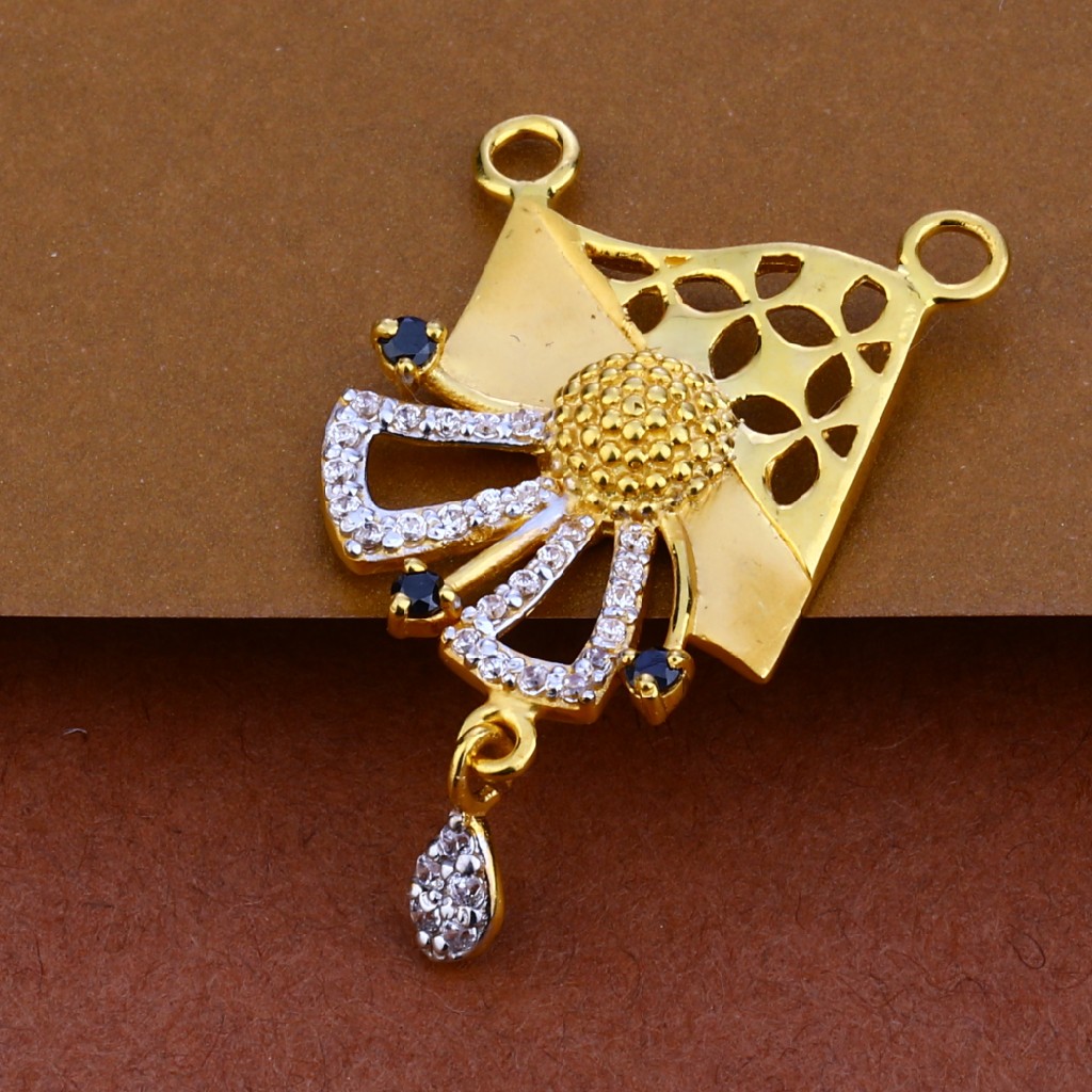 916 Gold Cz Mangalsutra Pendant MP80