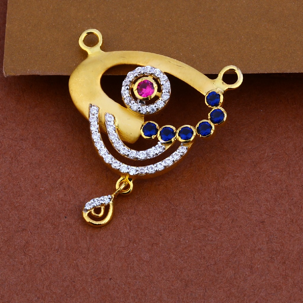 916 Gold Classic Mangalsutra Pendant MP83