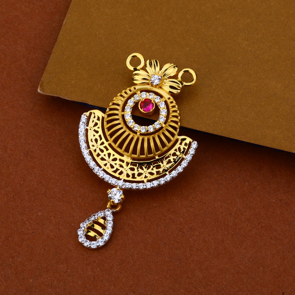 916 Gold Designer Pendant MP109