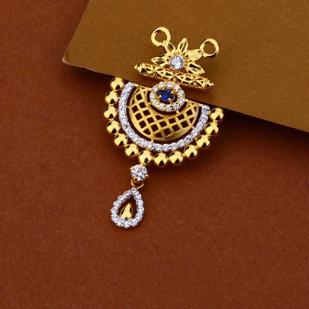 916 Gold Classic Mangalsutra Pendant MP120