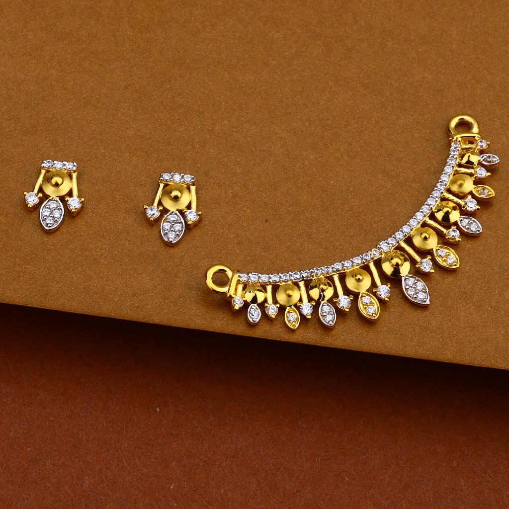 916 Gold Womens Mangalsutra Pendant MP135