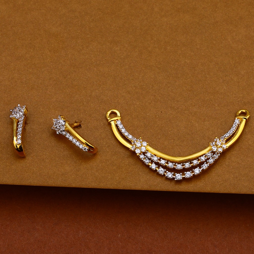 916 Fancy Gold Mangalsutra Pendant MP147
