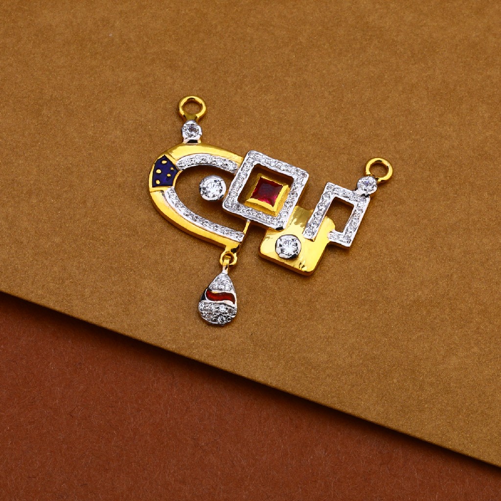 916 Gold Exclusive Mangalsutra Pendant MP222