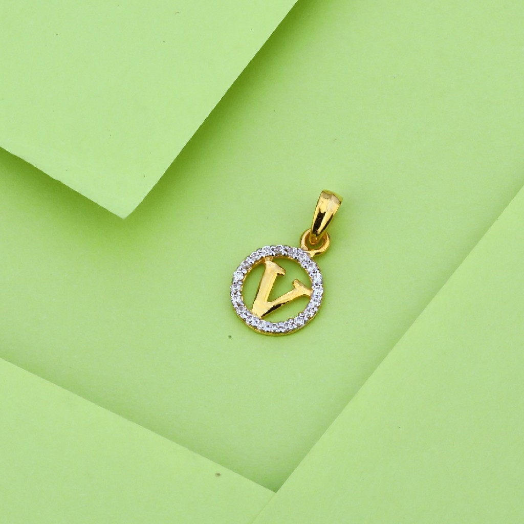 916 Gold Exclusive Letter Pendant LP25