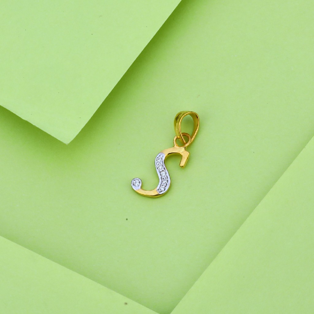 916 Gold Cz Fancy Pendant LP33