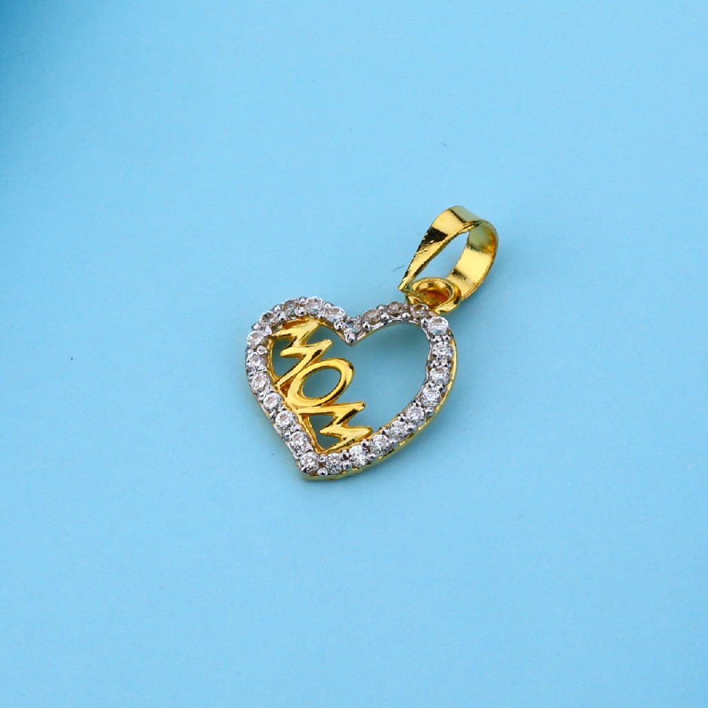 916 Mom Symbol Gold Pendant LFP09