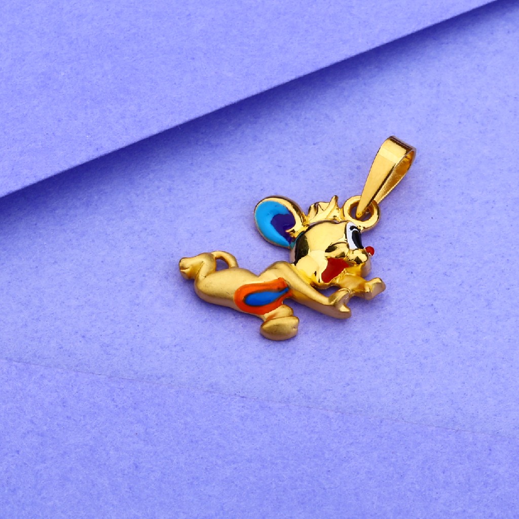 22ct Fancy Gold Kids Pendant KP36