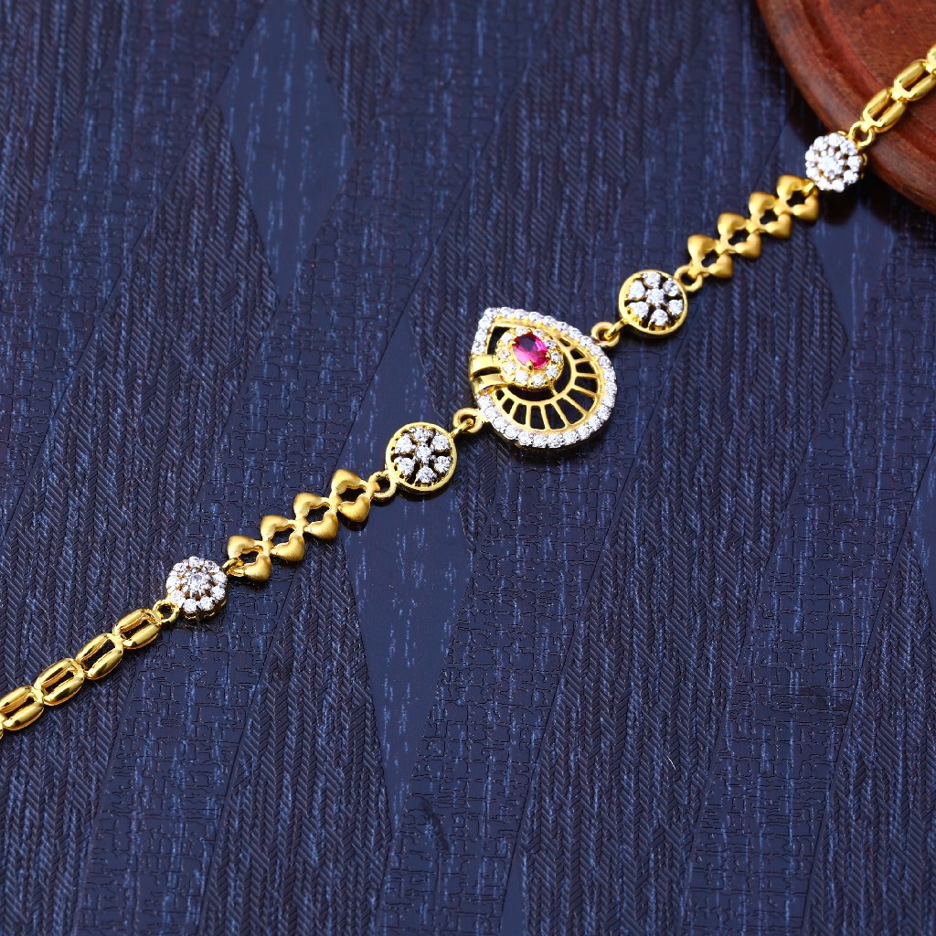 22ct Gold Classic Fancy Bracelet LB220