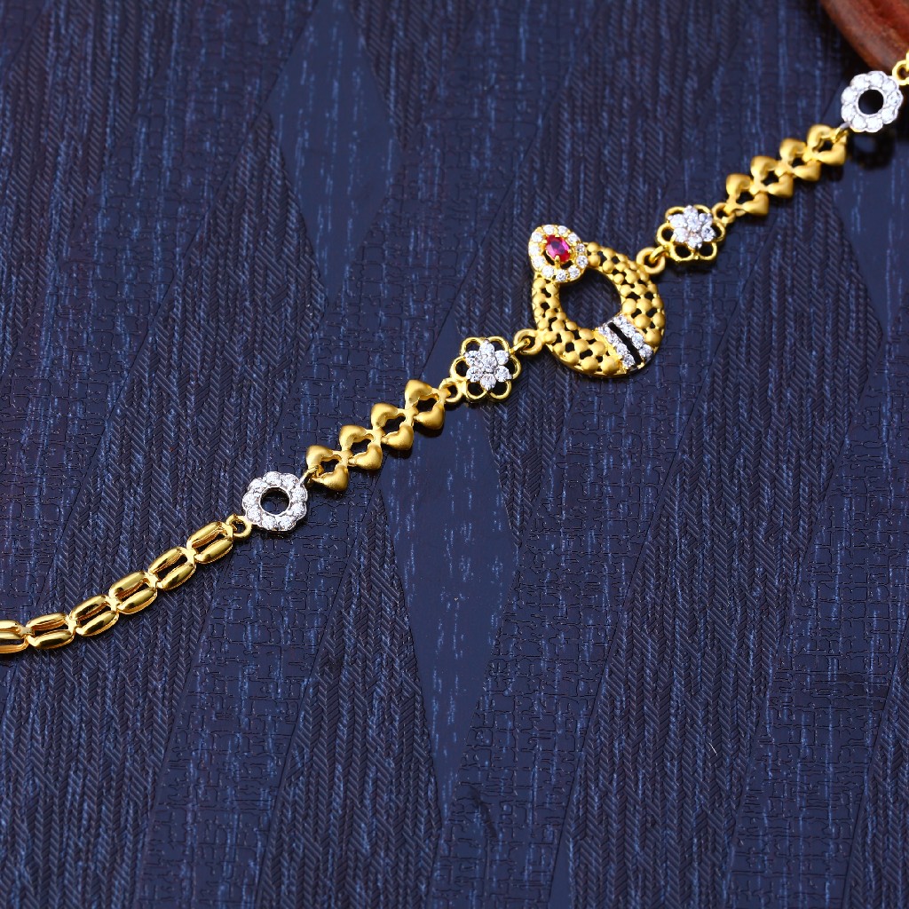 916 Gold Classic Women Bracelet LB237