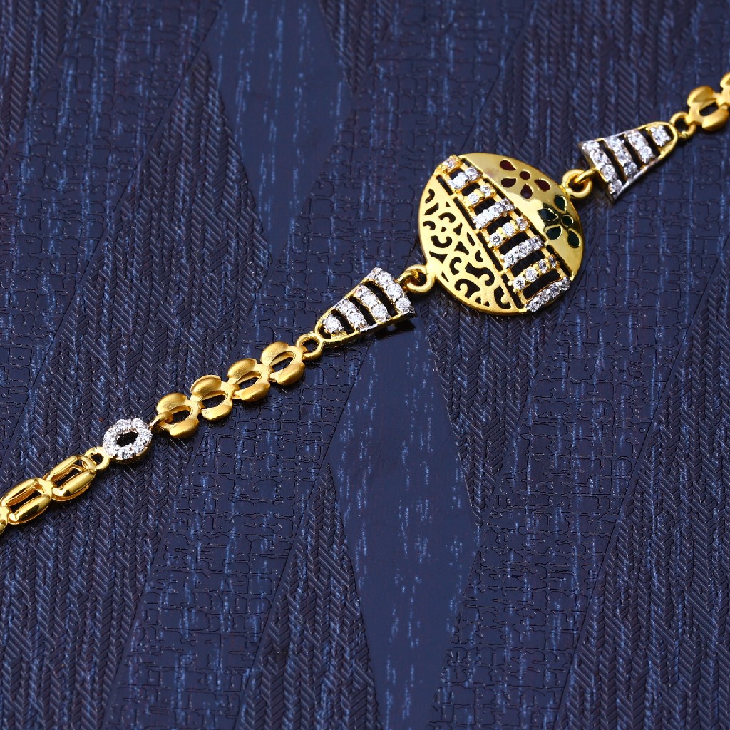 916 Gold Ladies Bracelet LB242