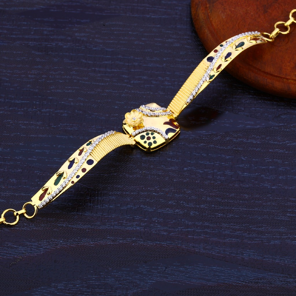 916 Gold Stylish Bracelet LB245
