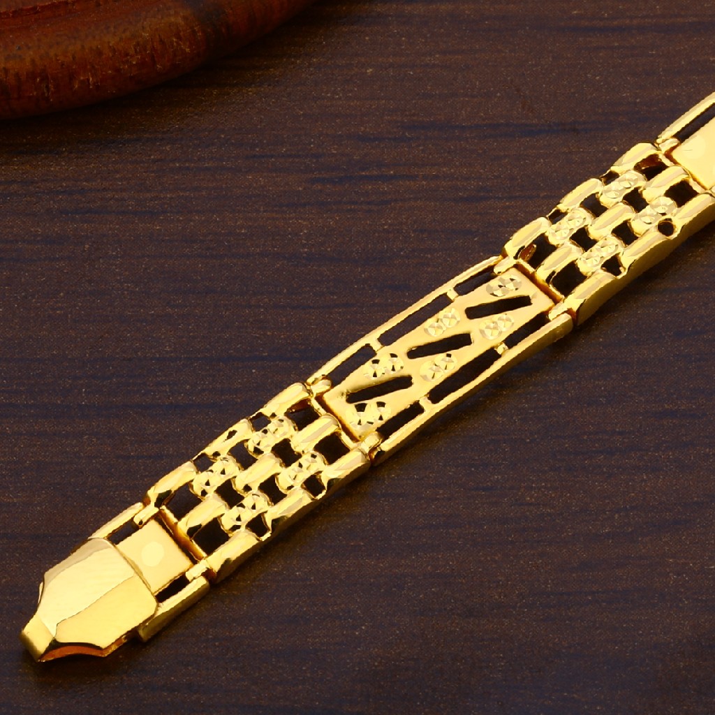 916 Gold Stylish Fancy Bracelet MPB196
