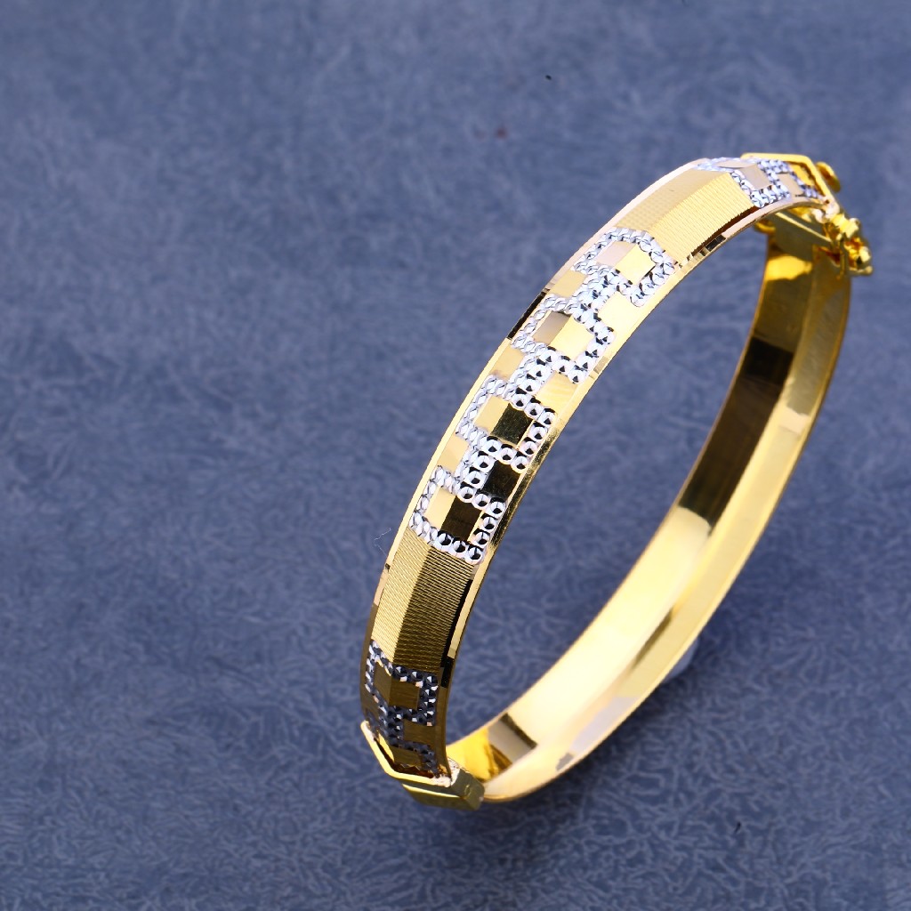 916 Gold Designer Hallmark kada MPLKB16
