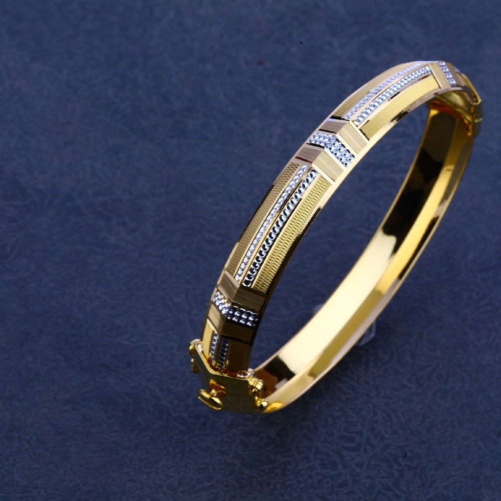 22kt Gold Designer Mens Kada MPLKB32