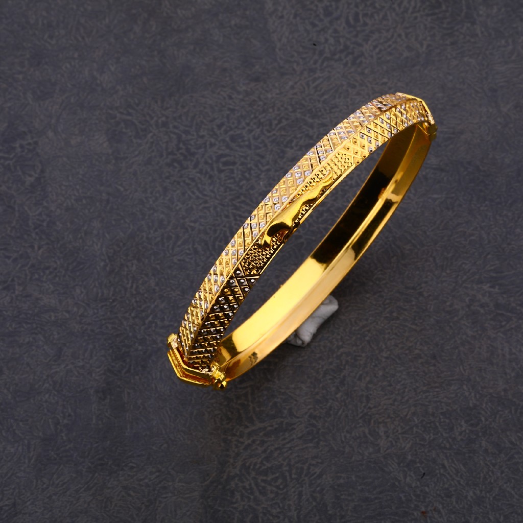 916 Gold Classic Punjabi Kada MPLKB40