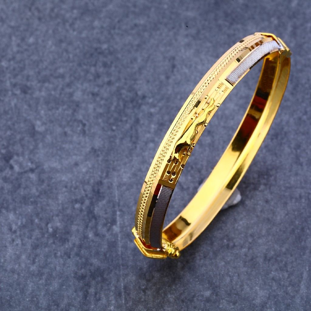 22kt classic Gold Mens Kada MPLKB45