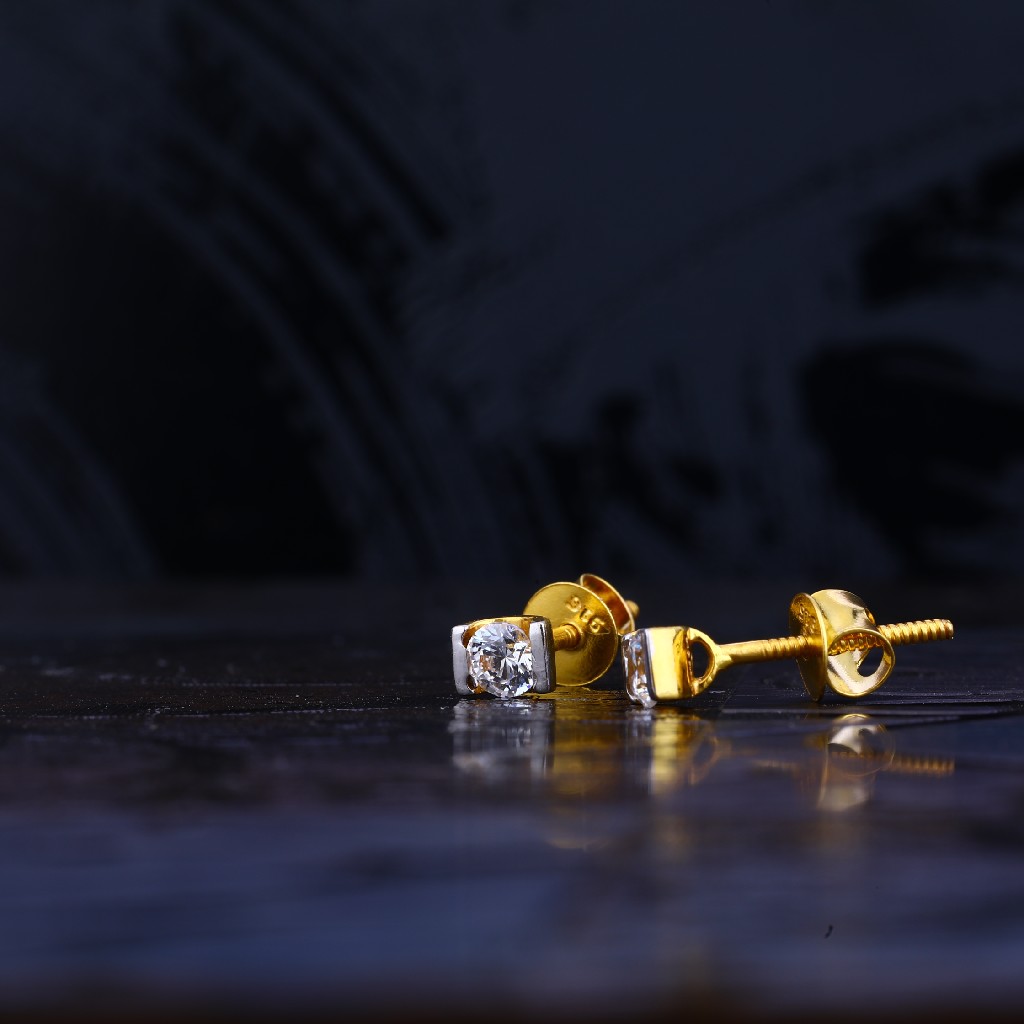 916 Gold Designer Fancy Earring LSE04