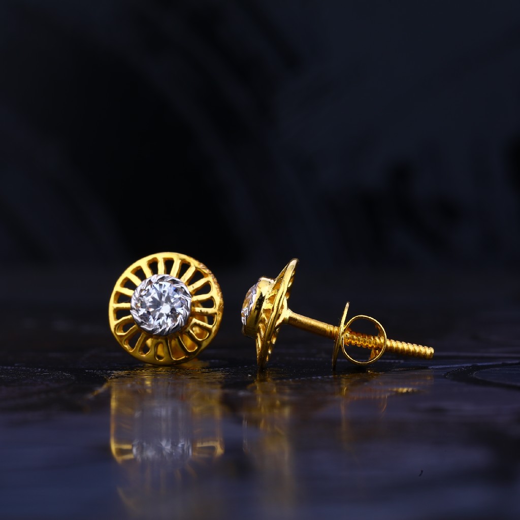 22ct Gold Designer Earring LSE23