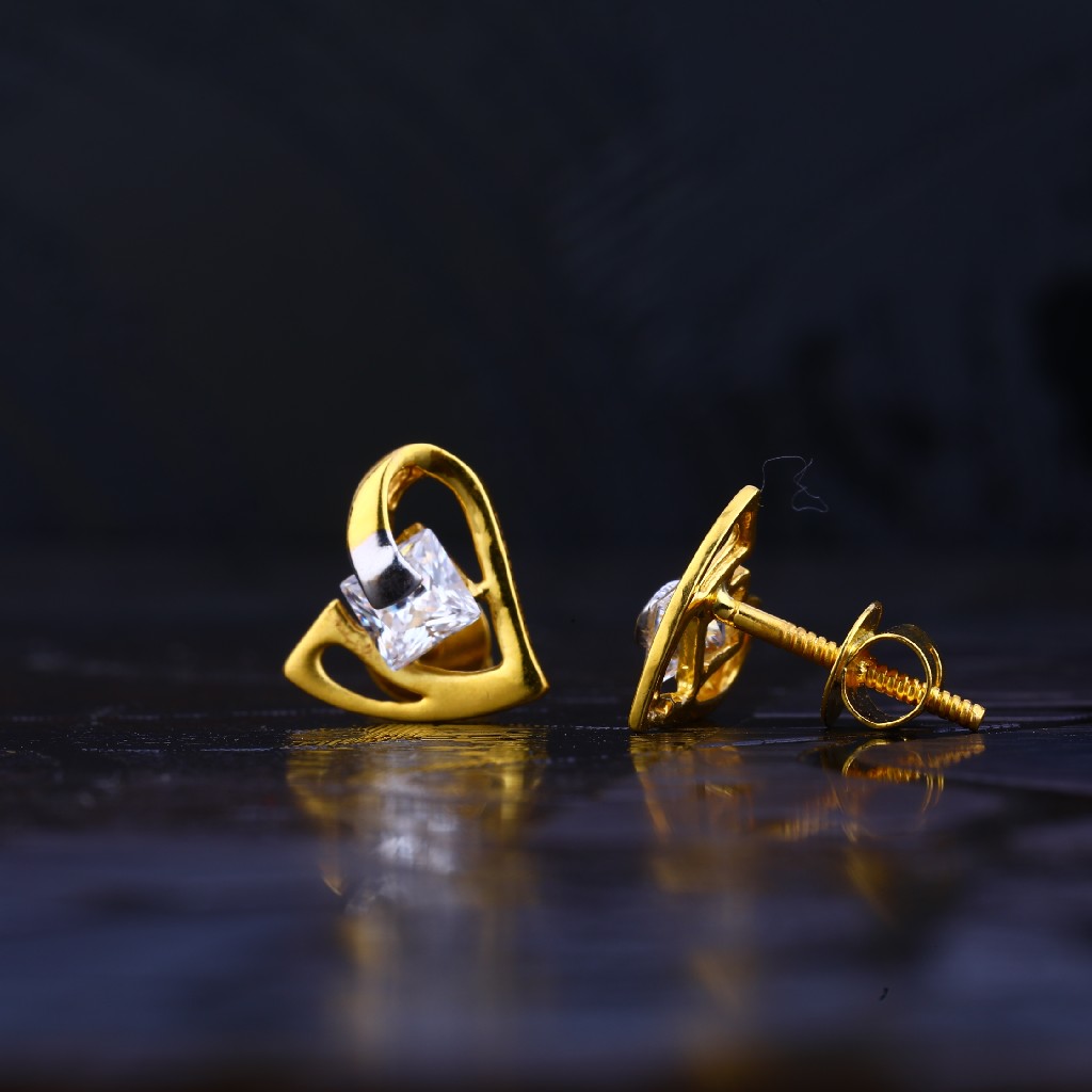 916 Gold Stylish Hallmark Earring LSE27