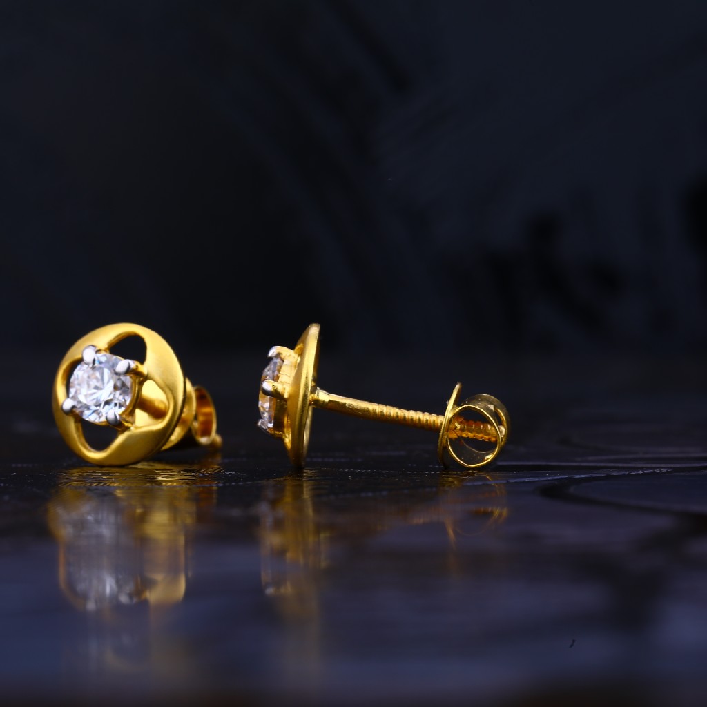 916 Gold Fancy Exclusive Earring LSE42
