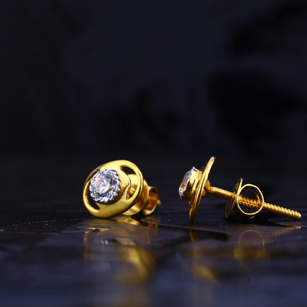 916 Gold Classic Designer Earring LSE46