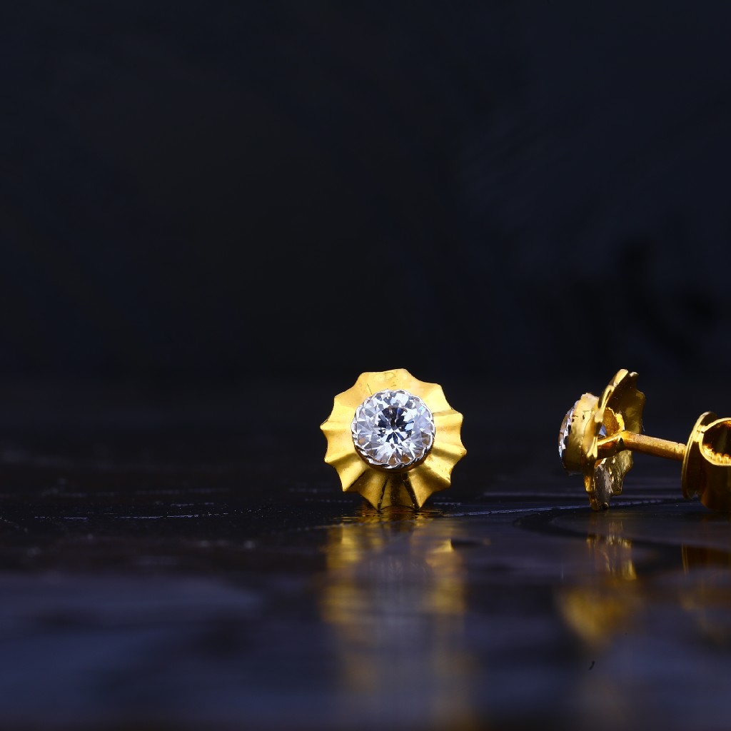 22kt gold Fancy Hallmark Earring LSE55