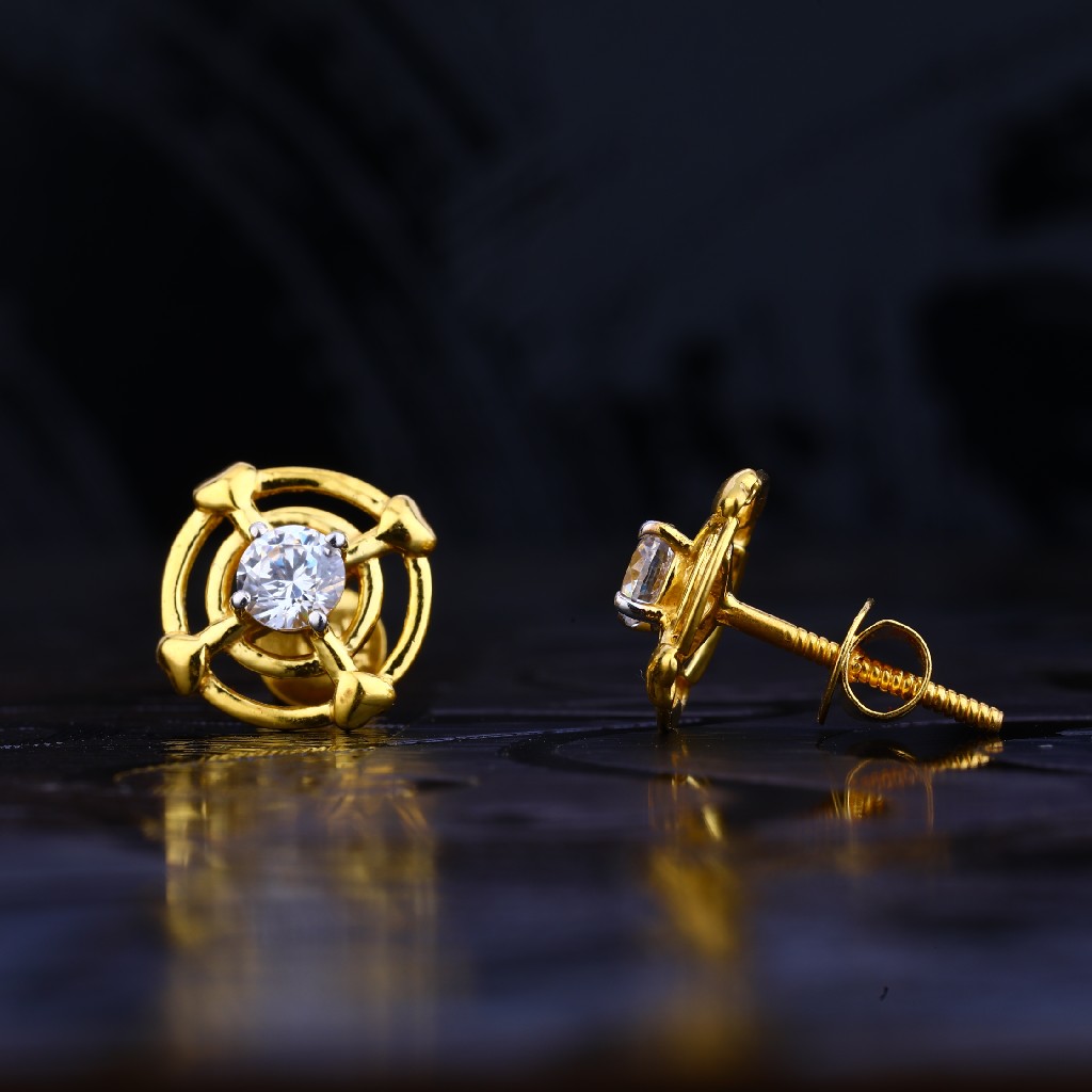 916 Classic Solitare Earrings LSE62