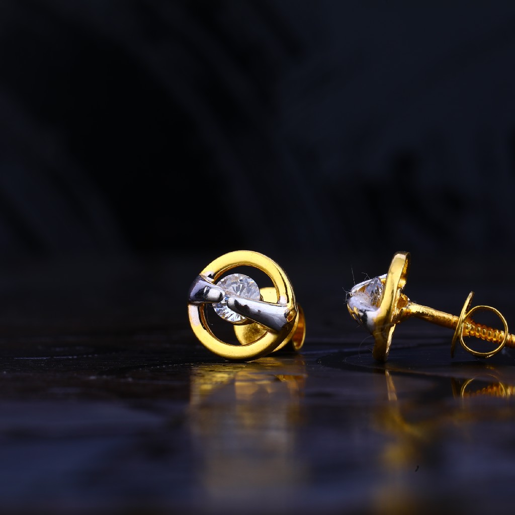 916 Gold Fancy Earring LSE72