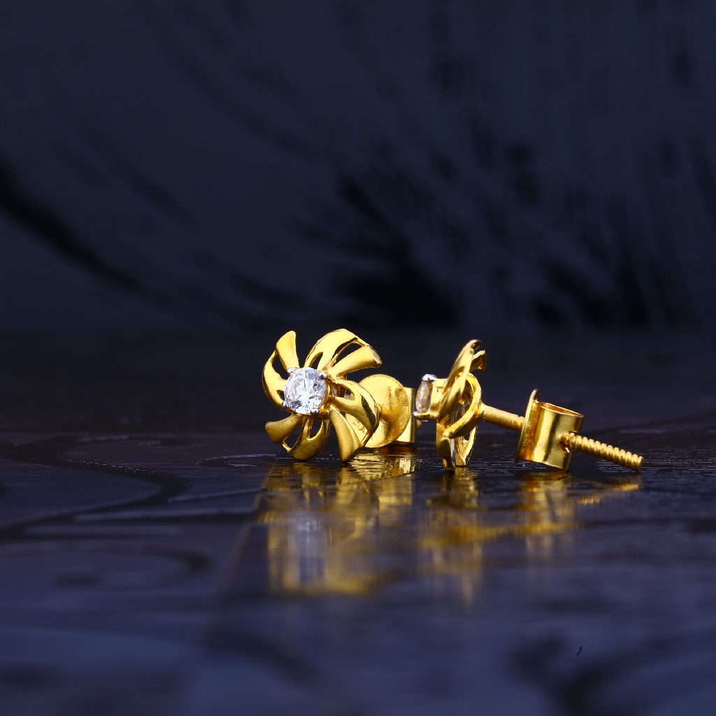 916 Gold Designer Stylish Earring LSE83