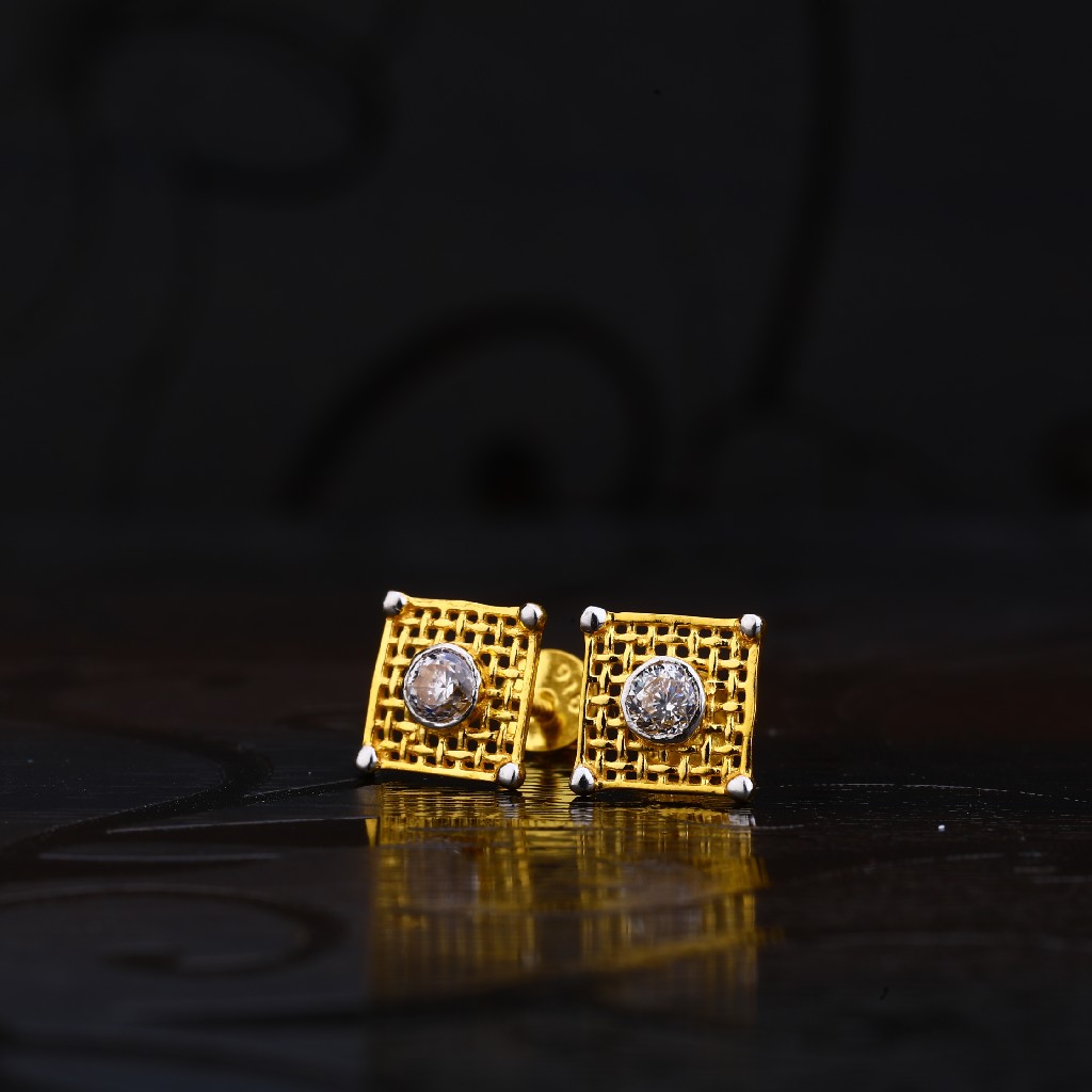916 Gold Classic Hallmark Earring LSE132