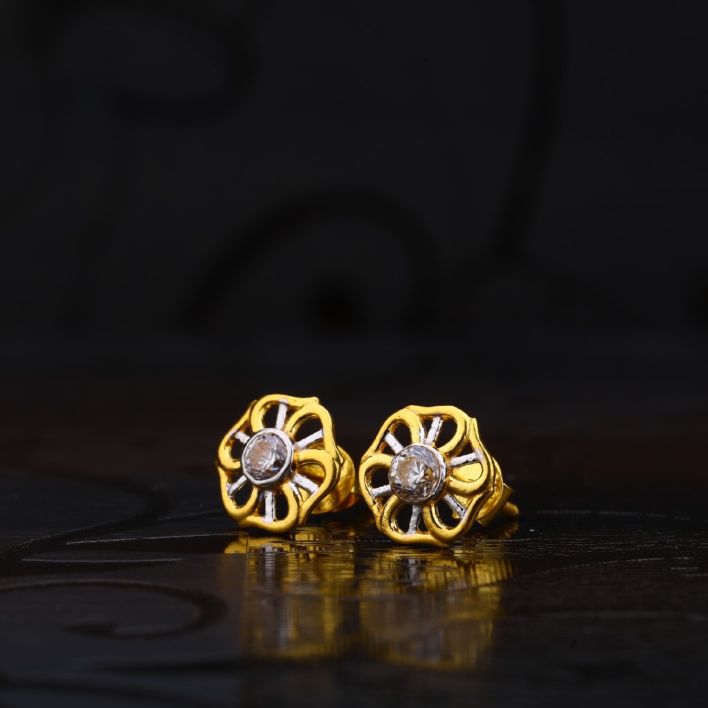 916 Gold Fancy Earring for women LSE137