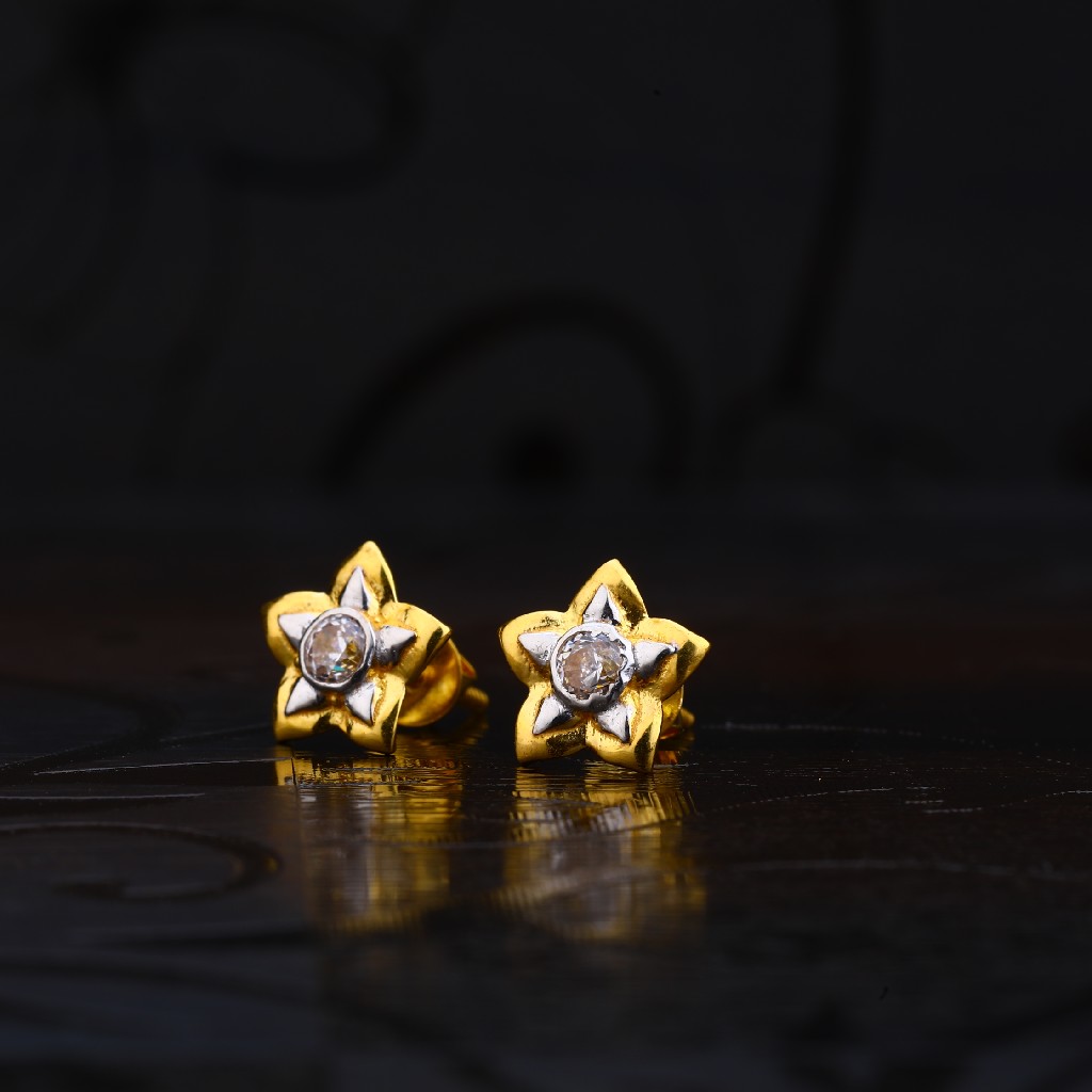 916 gold Fancy Designer Earrings LSE172