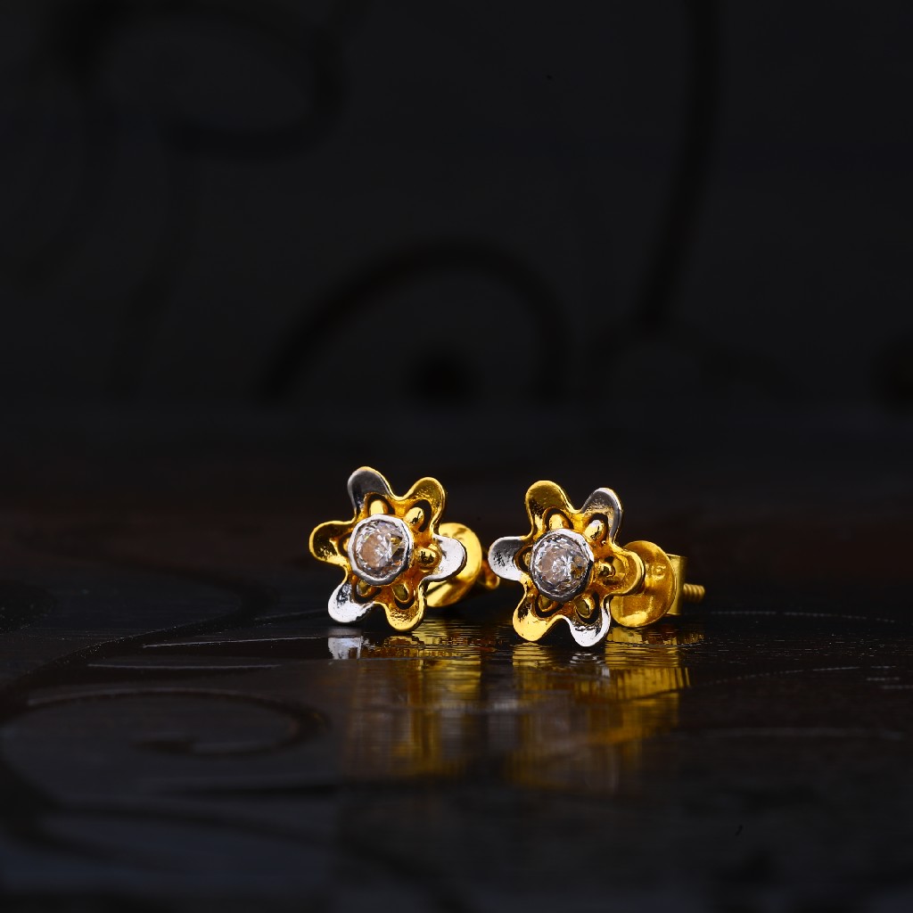 916 Gold Stylish Designer Earring LSE186