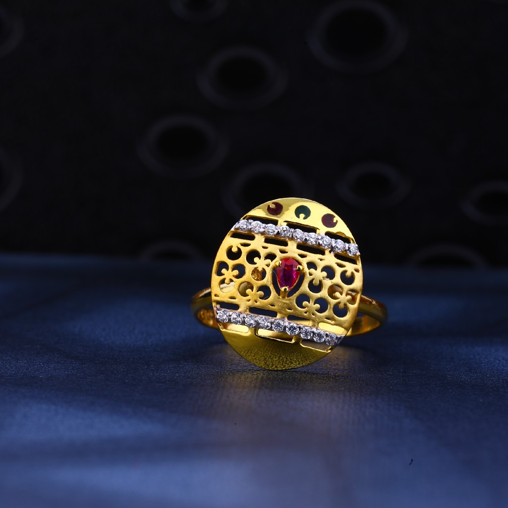 22ct Gold Classic Ladies Ring LR88