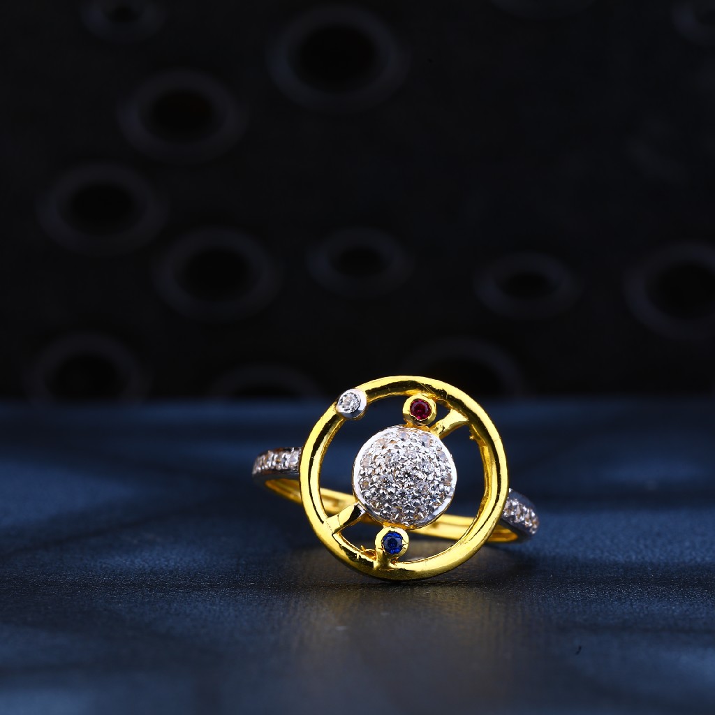 916 Gold Designer Ladies Ring LR164