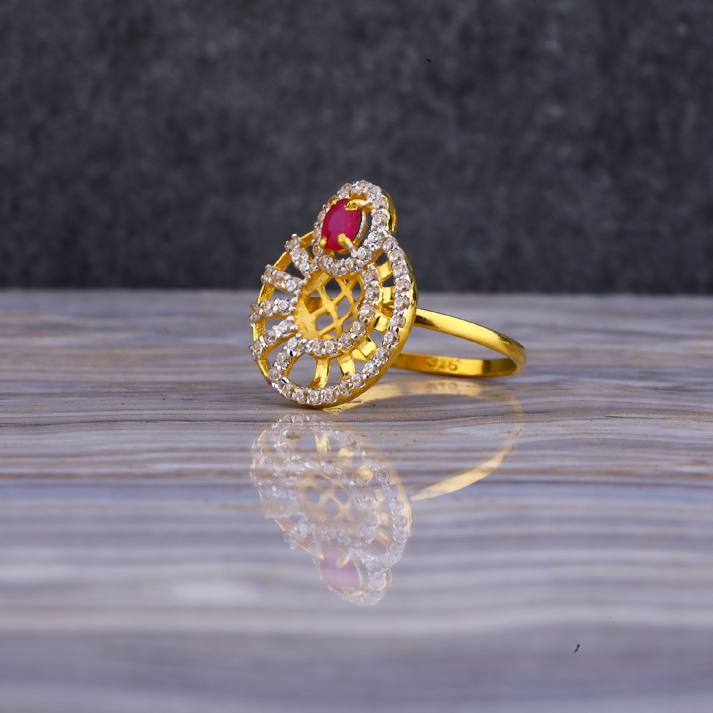 916 Gold Cz Exclusive Ring LLR147