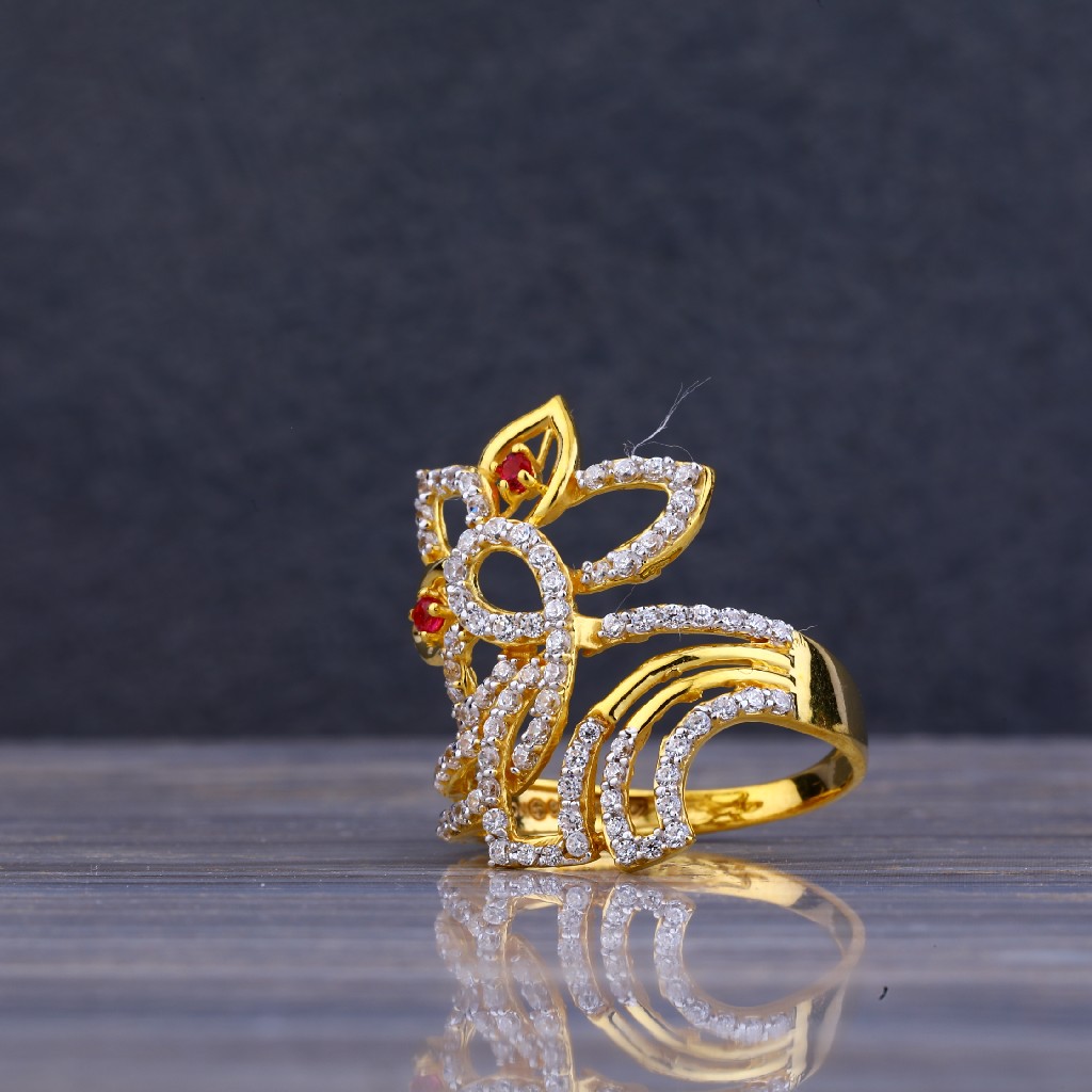 916 Gold Exclusive Cz Ring LLR57