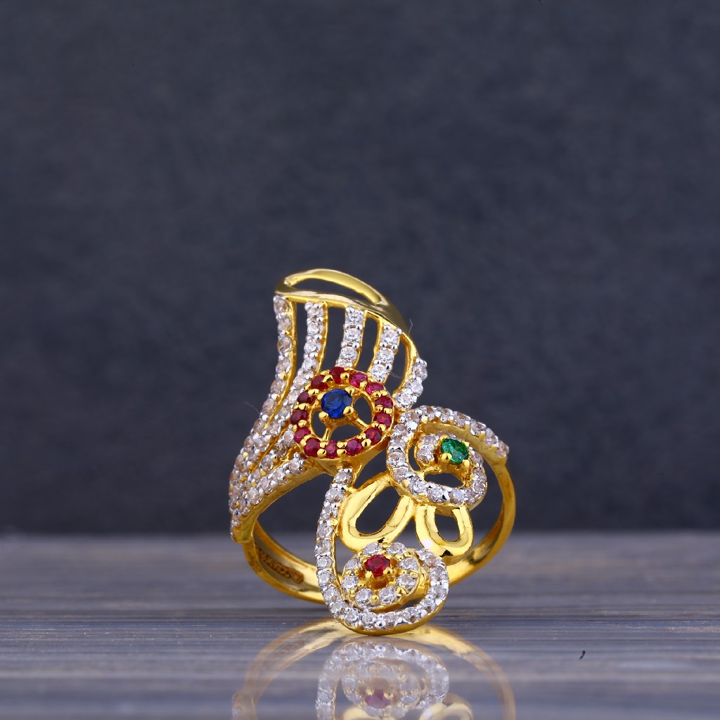 916 Gold Exclusive Cz Ring LLR66