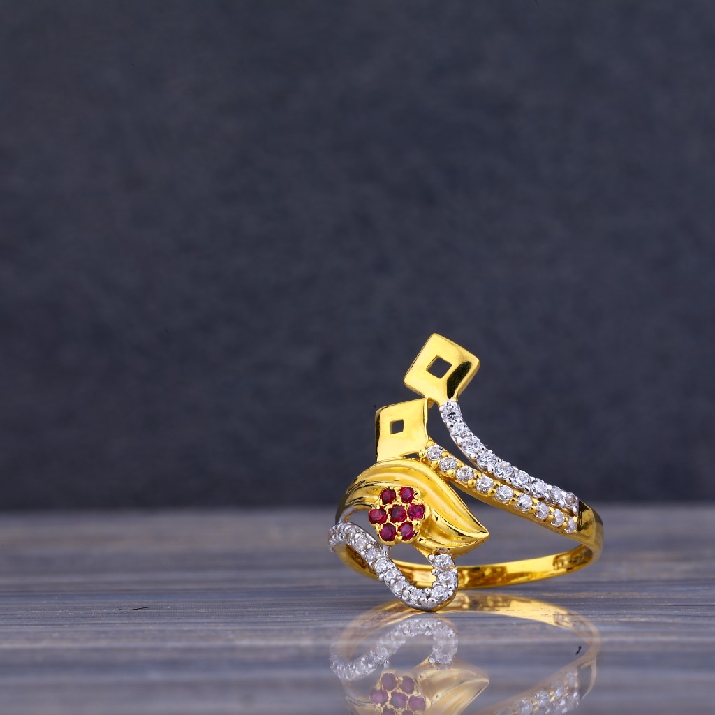 22kt Gold Cz Ring LLR79