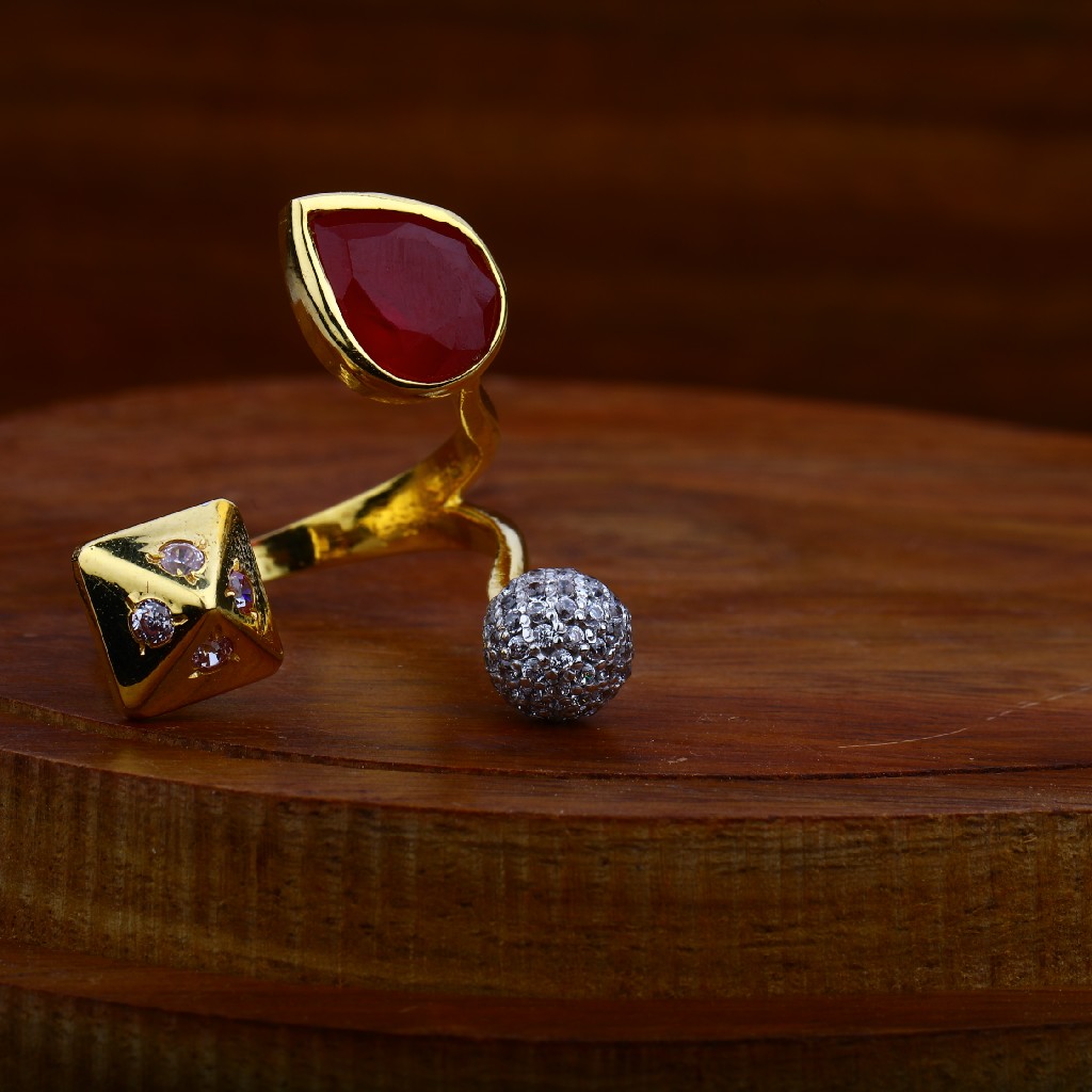 916 Gold Stylish Ring LAR38
