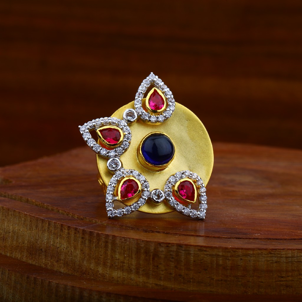 22ct Gold antique diamond Ring LAR40