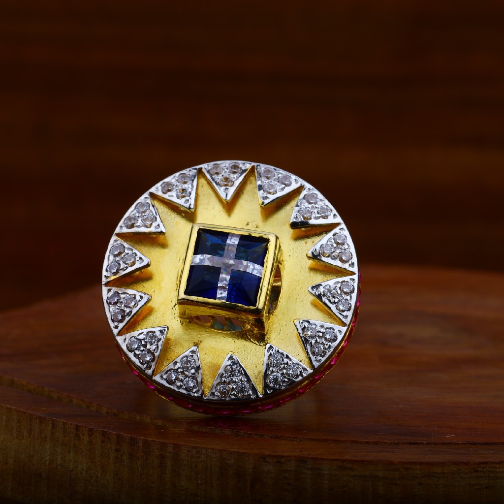 22kt Gold Cz Ring LAR58