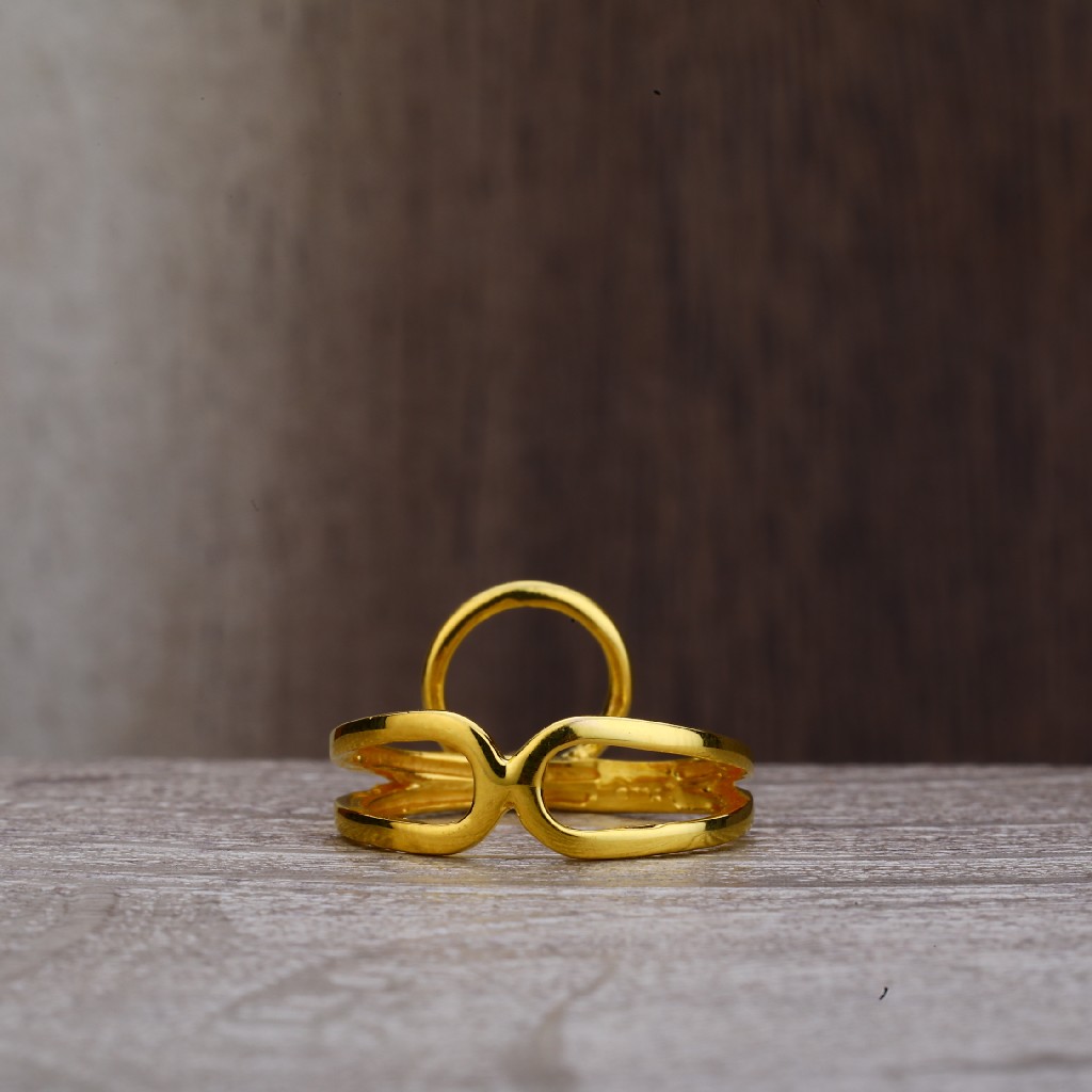 916 Gold classic Ring LPR161