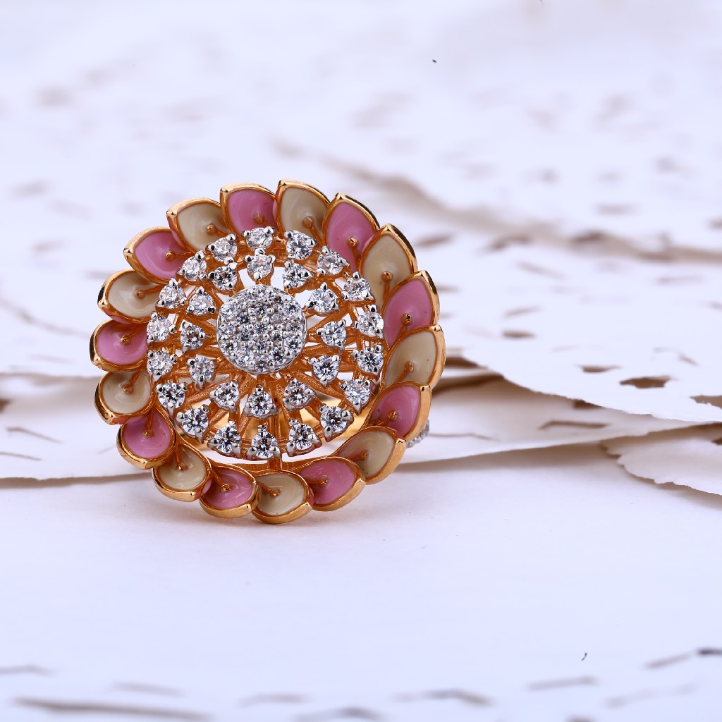 750 Rose Gold Ring RLR428