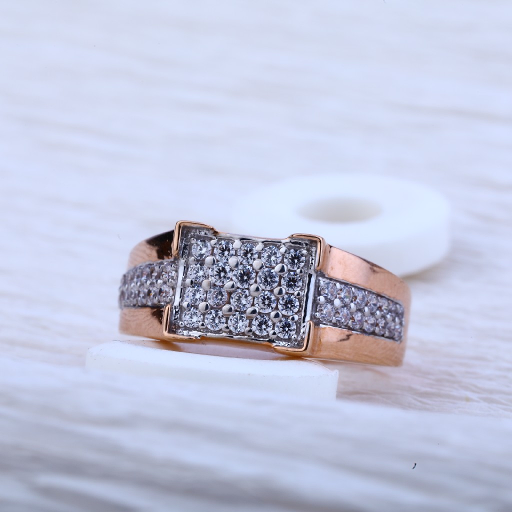 750 Rose Gold Hallmark Ring RMR39