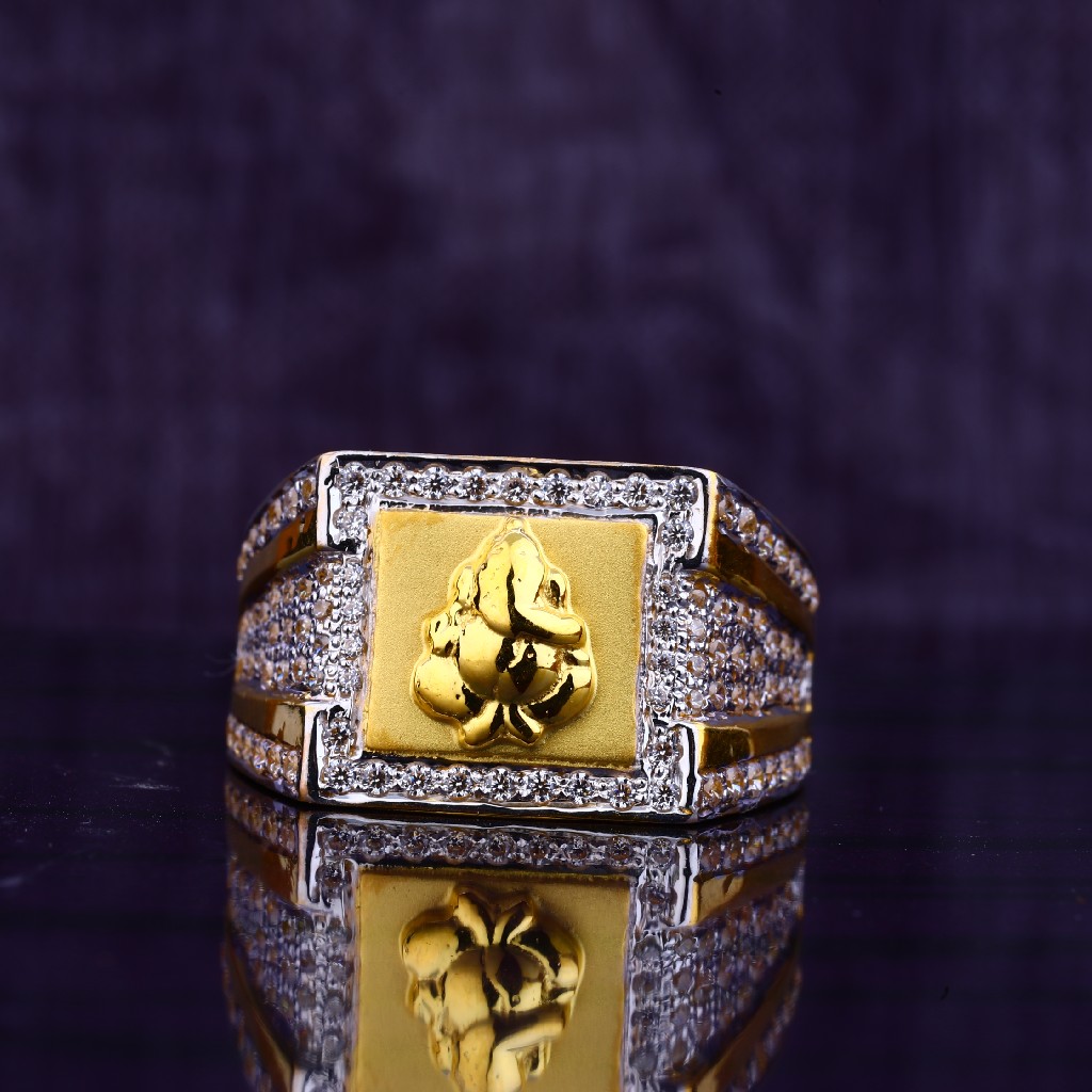916 LORD Ganesha Cz Ring MGR95