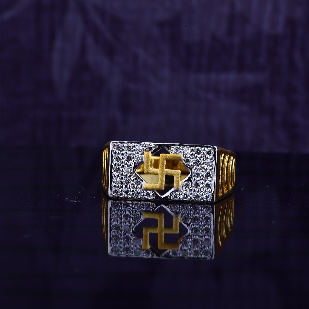 916 gold cz ring mgr71