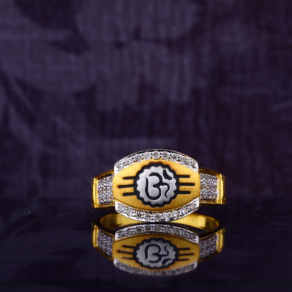22kt Cz Gold Ring MGR114